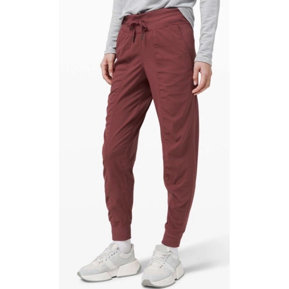 Lululemon Dance Studio Mid-Rise Jogger 28" Savannah Red Size 14 Athletic‎ Active